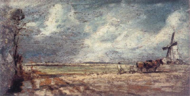 John Constable Srping East Bergholt Common china oil painting image